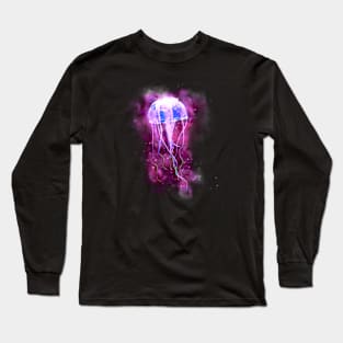 Glowing Jellyfish (Pink Vers) Long Sleeve T-Shirt